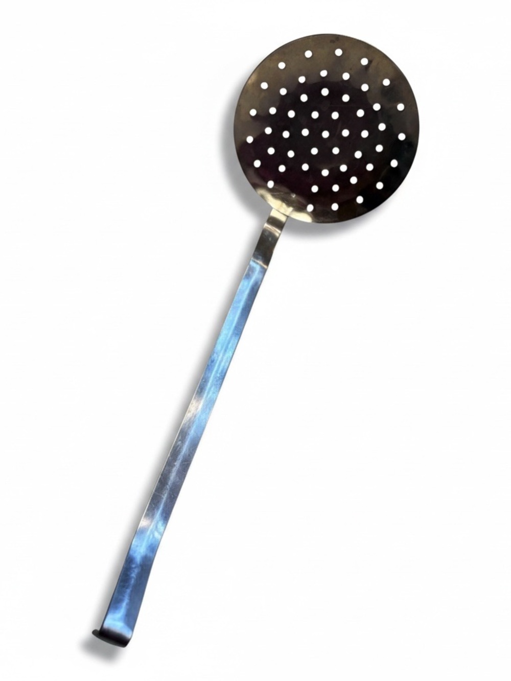 Stainless Steel Perforated Skimmer - Silver Handle